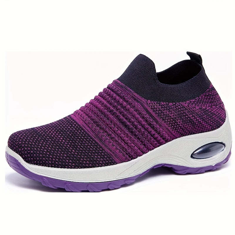 Women's Breathable Mesh Slip On Walking Shoes
