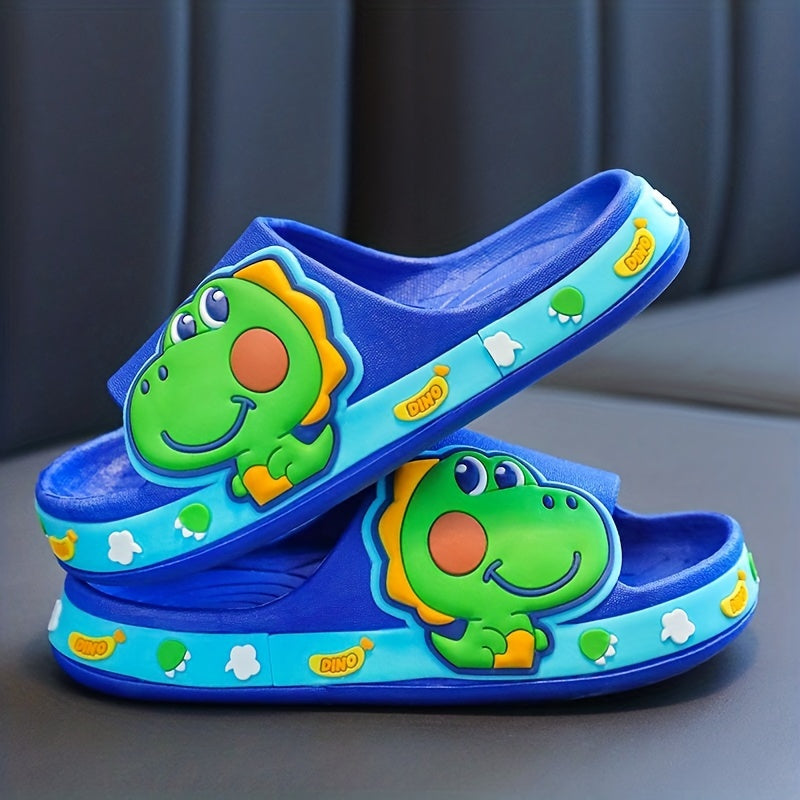 JIAGEYA Boys Cartoon Slides Slippers Lightweight Non Slip Comfy Open toe Shoes