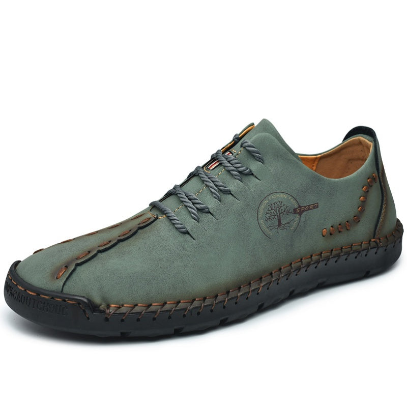 Men's Casual Slip-On Loafers PU Leather Shoes