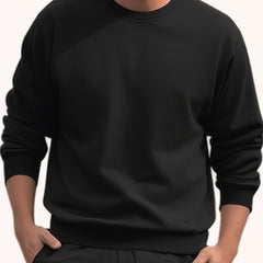 Men's Round Neck Sweatshirt Loose Pullover Autumn Winter