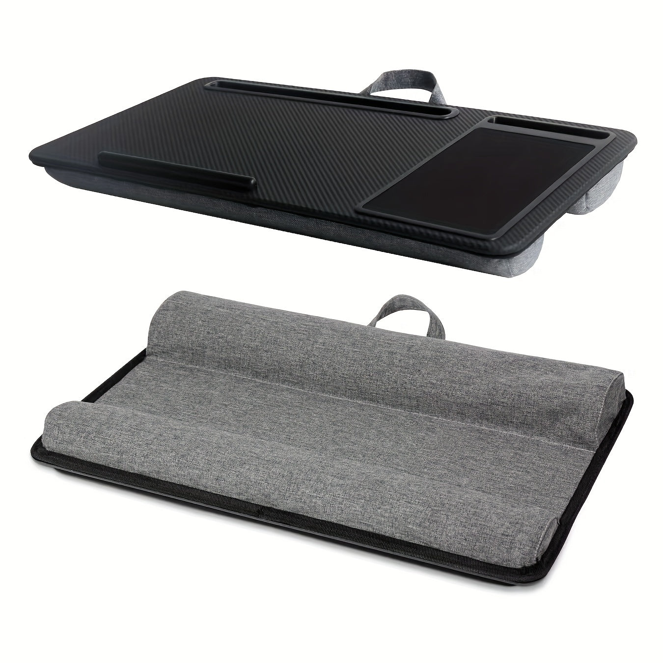 17" Laptop Lap Desk with Tablet & Phone Slot