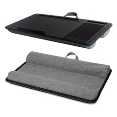 17" Laptop Lap Desk with Tablet & Phone Slot