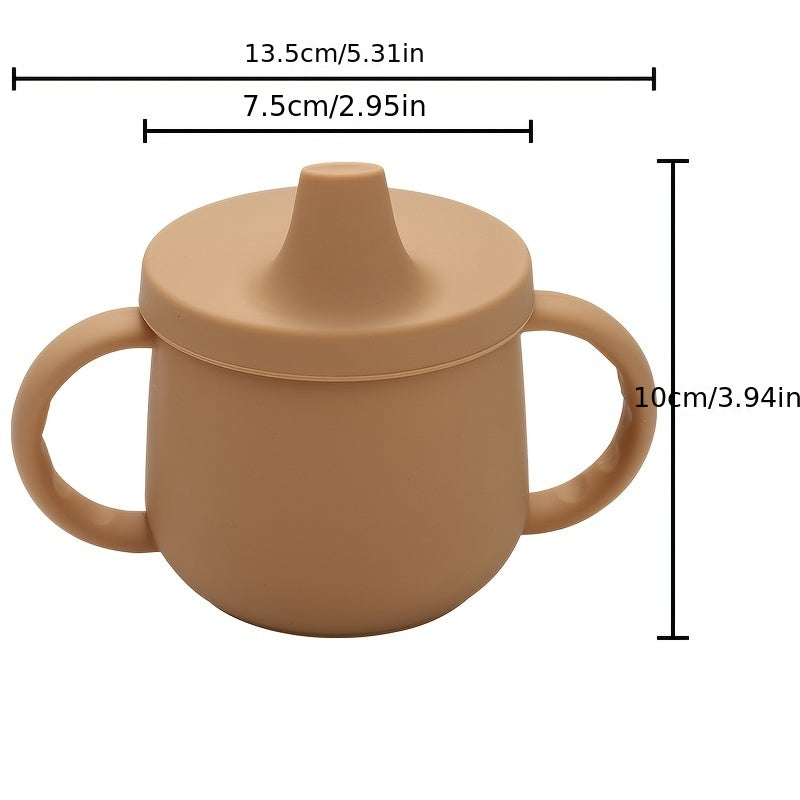 Kids Silicone Leak-proof Learning Drinking Cup