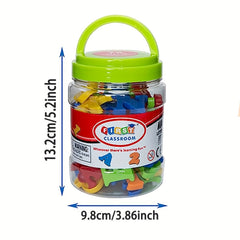 Educational Magnetic Letters And Numbers Set Colorful Alphabet Fridge Magnets