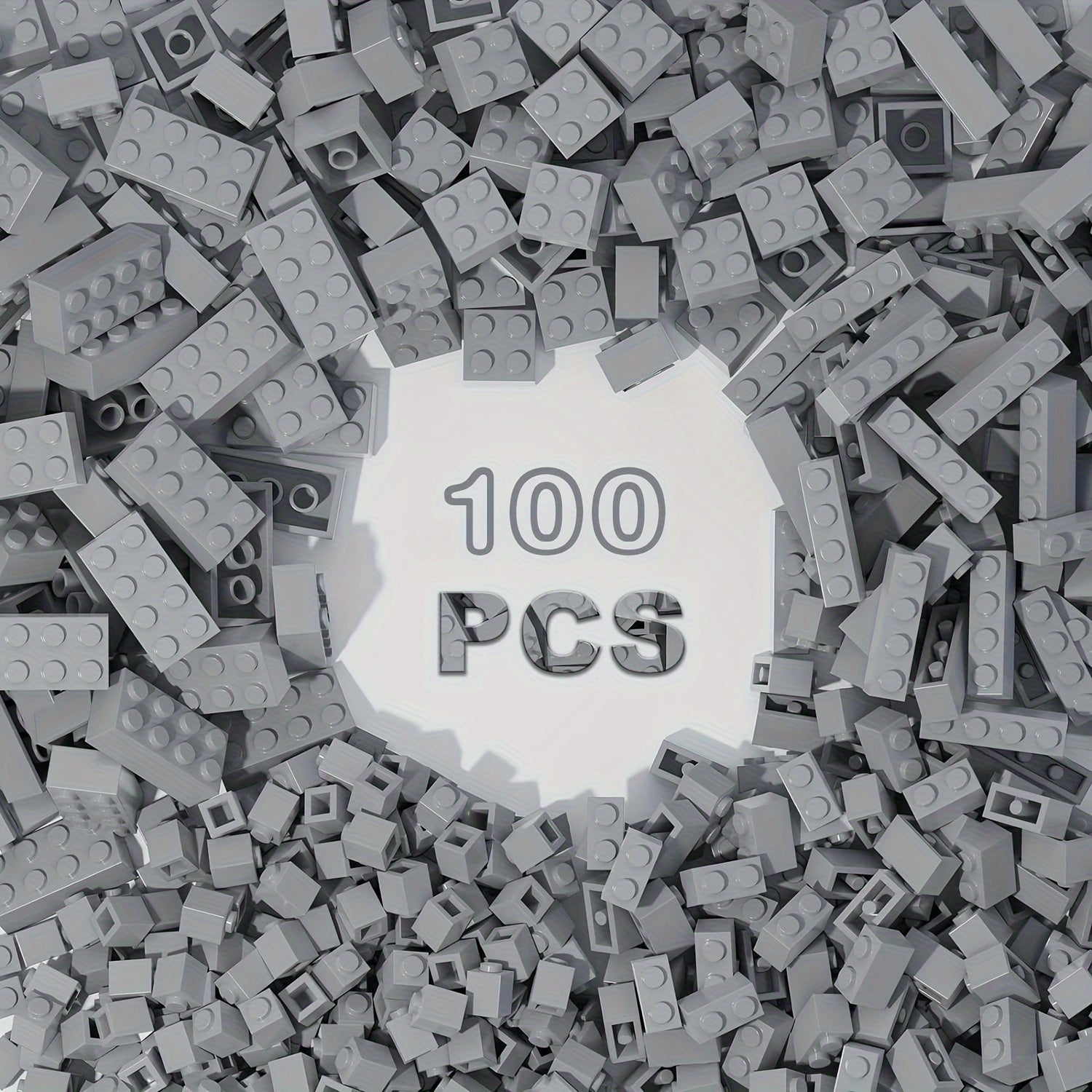 100pcs Building Bricks Set Educational Toy Blocks for Kids Ages 6