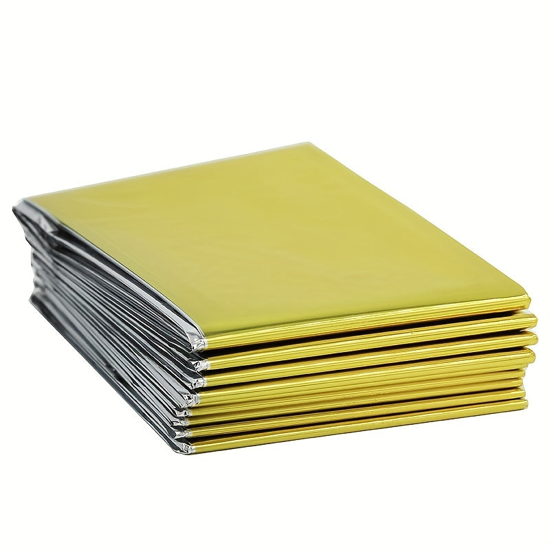 Outdoor Portable Emergency Insulation Blanket 210 Double sided Silvery
