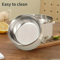 Stainless Steel Insulated Lunch Box Large Capacity Portable Reusable Insulation