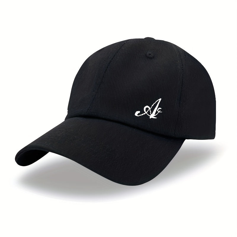 Printed Baseball Cap Solid Sunshade Dad Hat Lightweight Adjustable Sun