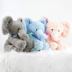 Plush Soft Elephant Teddy Bear Cuddling Baby Gift Toy Baby Pink Elephant