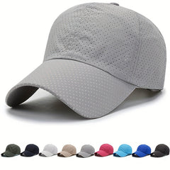 Quick Drying Outdoor Sun Hat Adjustable Baseball Cap for Men Women