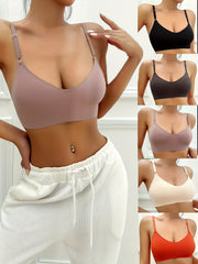 5pcs Seamless Stretch Sports Bra Women's Lingerie