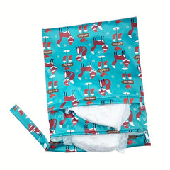 Waterproof Printed Wet Bag Double Pockets - Baby Diapering