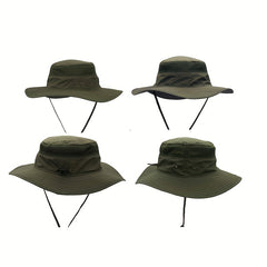 Sun Hat Windproof UV Protection Beach Mesh Sun Hat