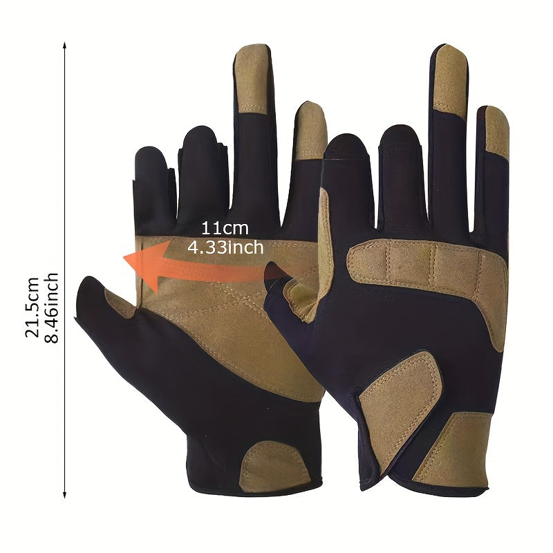 Windproof Waterproof Gloves Fishing Anti slip Breathable