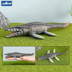Dino Toy Set - T-Rex, Brachio, Stego - Plastic Figures for Kids