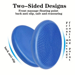 Portable Inflatable Balance Pad for Yoga & Muscle Relaxation