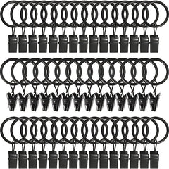 Curtain Rings With Clips 30-50pcs Hooks Clip Rings Curtain Accessories