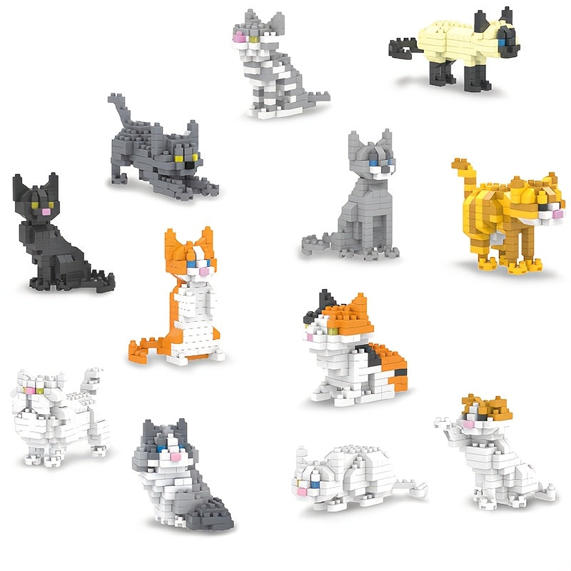 Feline Friends Building Blocks Set for Kids Ages 6