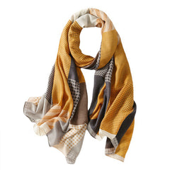 Linen Women's Scarf Long Shawl Lightweight And Soft