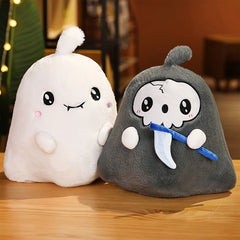 Halloween Plush Ghosts Soft Toys & Stuffed Ghosts with Expressive Faces