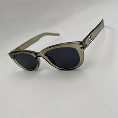 Y2K Square Jelly Sunglasses Metal Planet Decor UV400