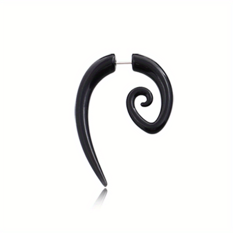 Girl's Asymmetric Spiral Stud Earrings Jewelry - Charms, Friendship