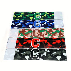 Football Captain Sleeve Armband C-shaped Pattern Elastic for Competition