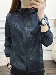 Women's Waterproof Outdoor Jacket Windproof Hooded Activewear