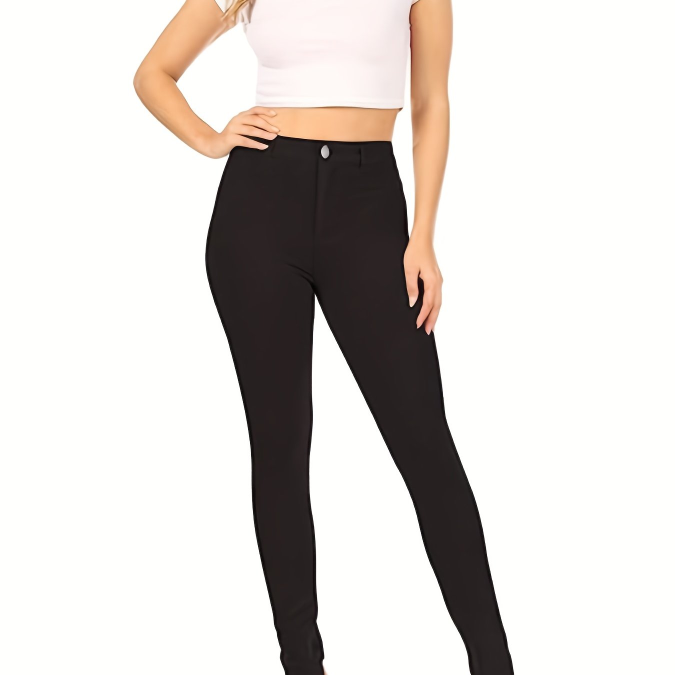 Skinny Denim Pants High Waist Zipper Jeans Women's Clothing