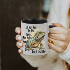 Crocodile Ceramic Mug 11oz Coffee Cup Gift For Mom Friends