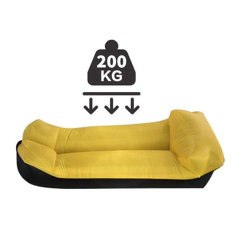 Inflatable Lounger Sofa Pillow Lightweight Waterproof Couch Camping Bed