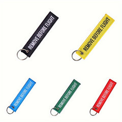 Remove Before Flight Keychain Bag Pendant