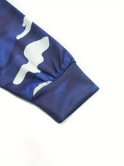 3D Flag Graphic Hoodie Unisex Novelty Kangaroo Pocket Pullover Sweatshirt