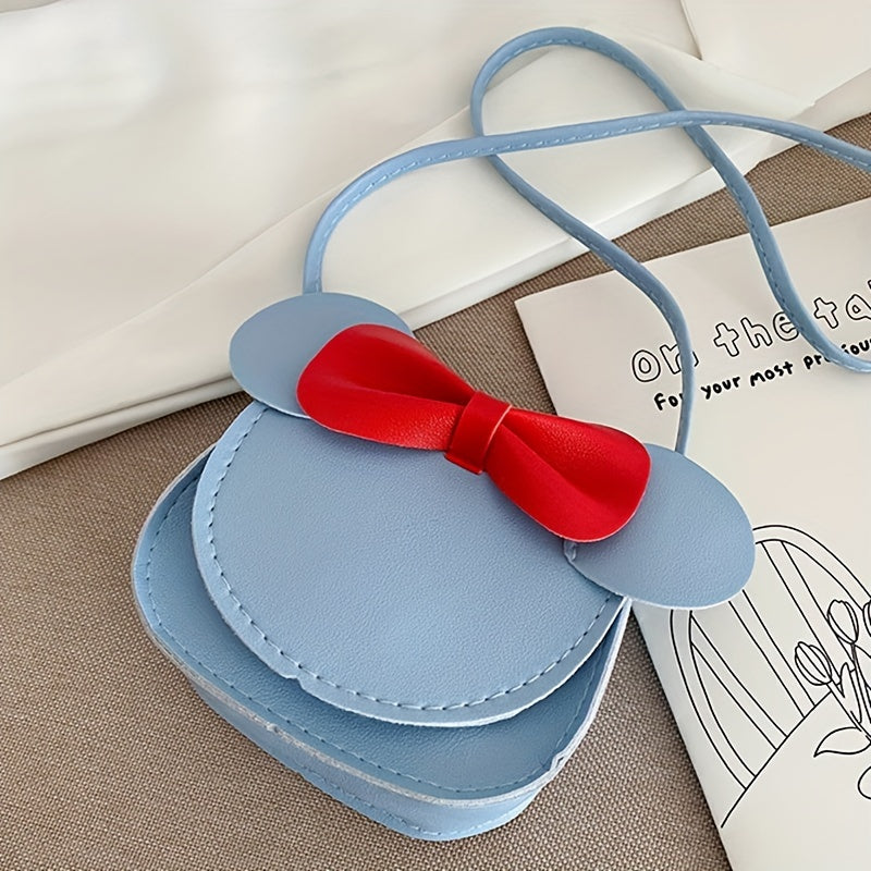 Kids PU Leather Crossbody Bag Mini Coin Purse Girls