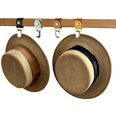 PU Leather Hat Clip Travel Luggage Accessory Duckbill Hat Clip