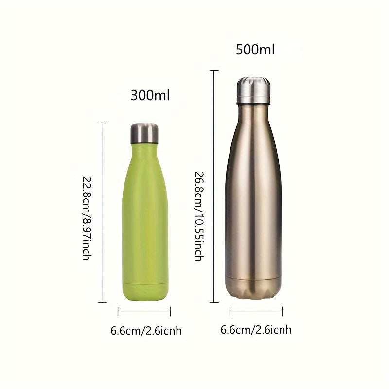 500ml Double Layer Stainless Steel Vacuum Cup Sports Water Car Gift