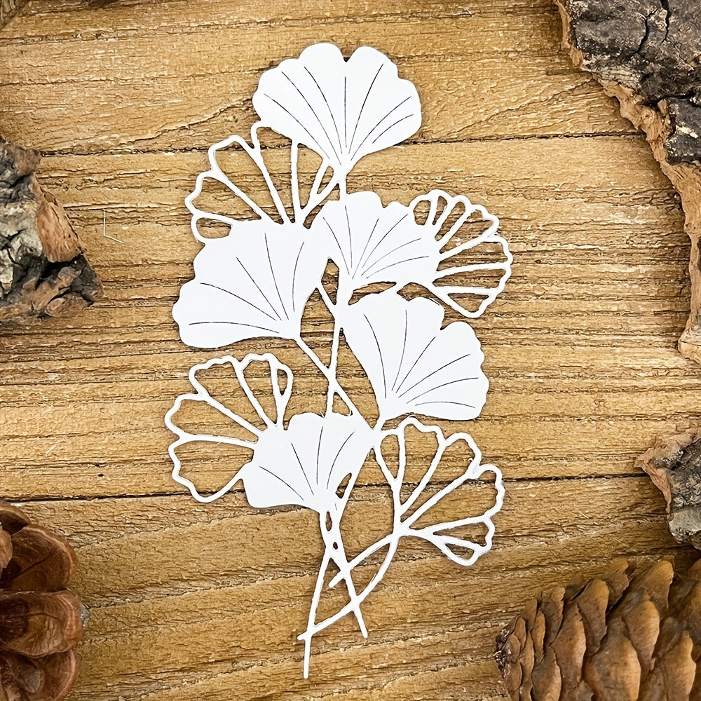 Ginkgo Biloba Flowers Metal Cutting Dies for Scrapbooking