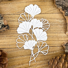 Ginkgo Biloba Flowers Metal Cutting Dies for Scrapbooking