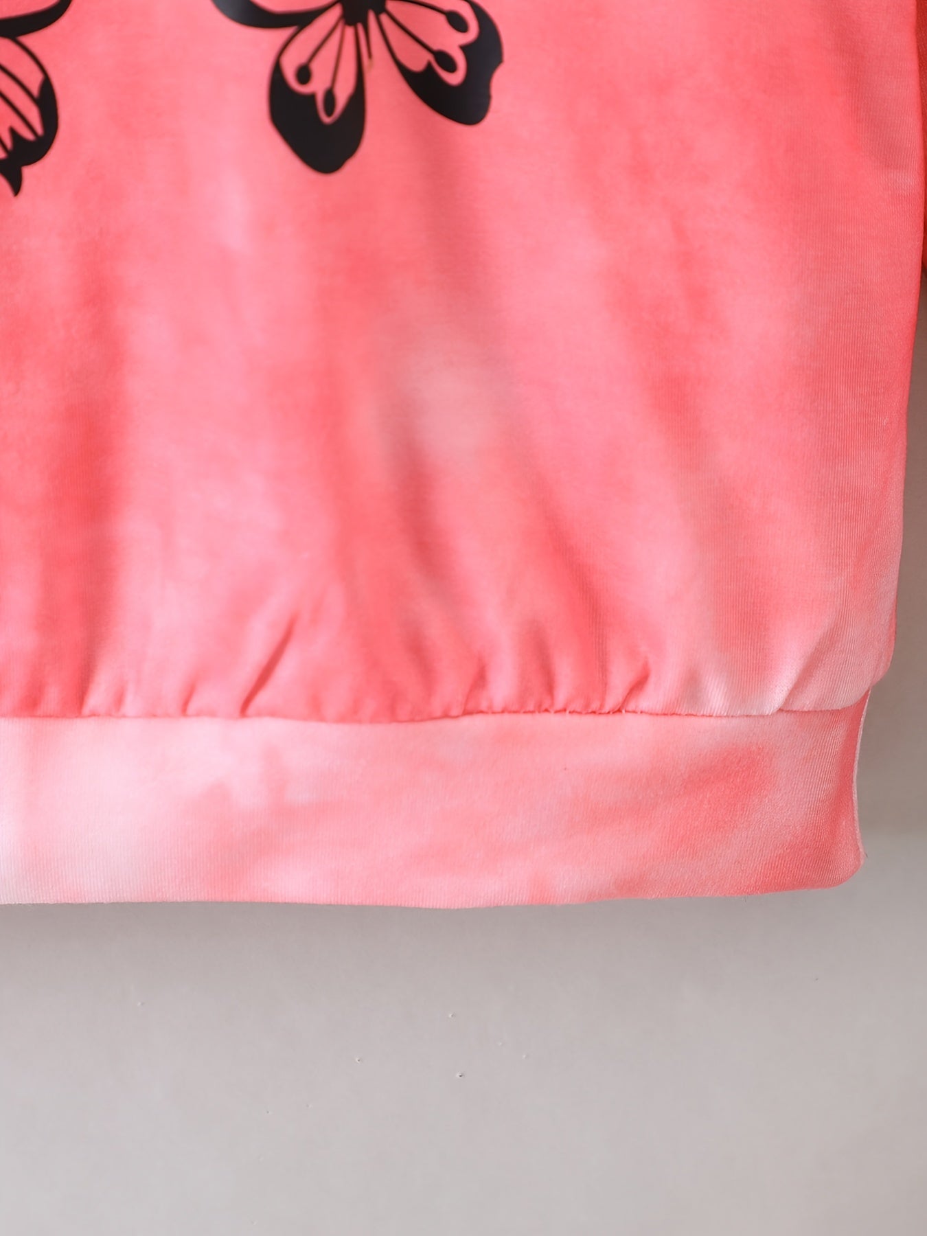 Toddler Tie Dye Butterfly Hoodie Sweatshirt for Girls