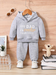 Toddler Sweatshirt Set MY DAD IS COOLER
