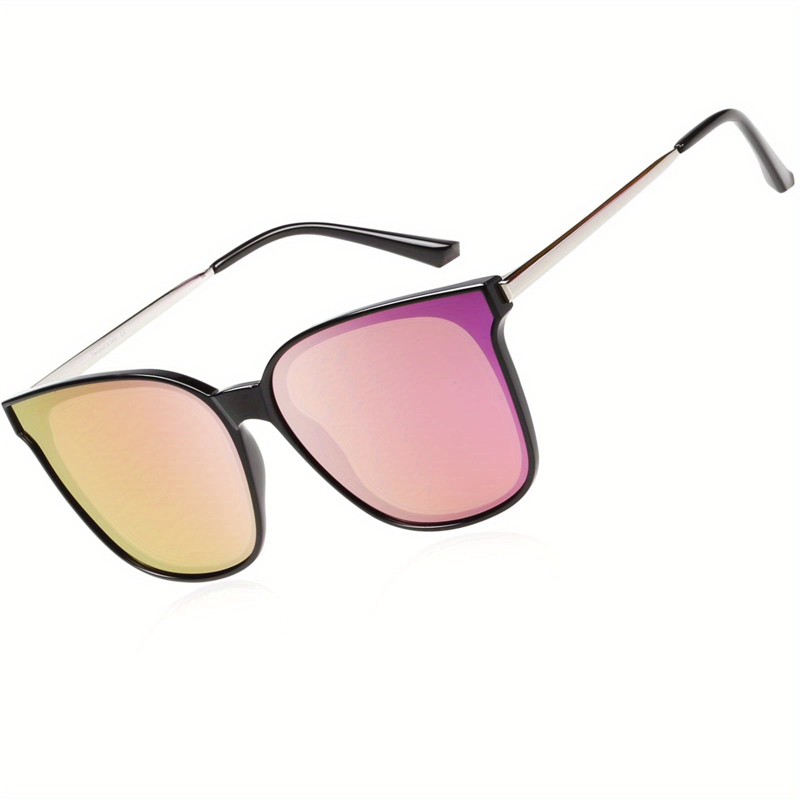 WZERRY Vintage Round Frame Polarized Sunglasses UV400