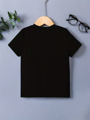 Breathable 3D Cube Graphic Tee for Boys - Ideal for Summer