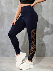 Mesh Stitching Yoga Pants for Women Breathable Sports Fitness Running