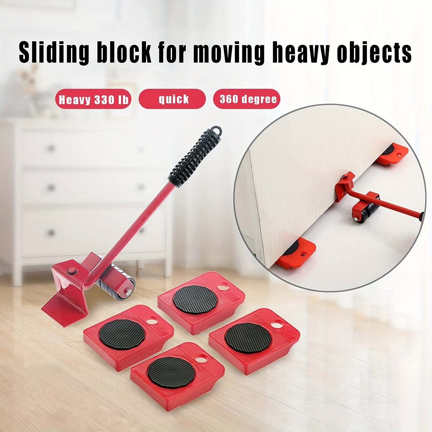 Furniture Sliders Lifter Appliance Movers Dolly Pads Slider For Hardwood Floors