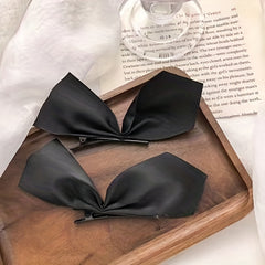 2pcs Girls Sweet Bow Hair Clip Hair Accessories Sets