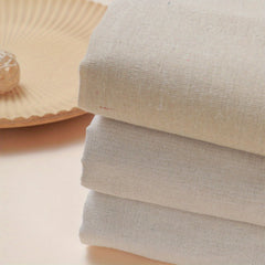 Rectangle Linen Tablecloth Beige Stain Resistant for Kitchen Dining