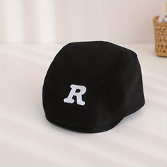Adjustable Summer Casual Mens Peaked Cap R Embroidery Outdoor Camping Sport