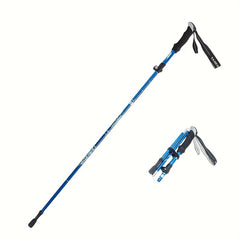 Telescopic Hiking Pole Lightweight Aluminum Alloy Mountaineering Stick