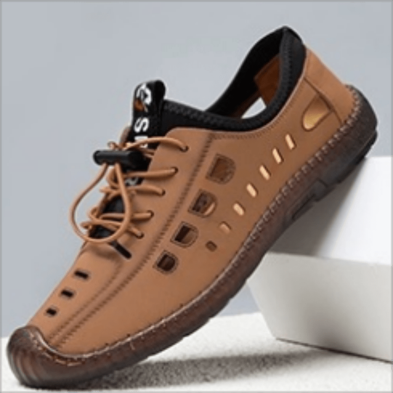 Men's Loafer Shoes No Tie Shoelaces Non-slip Slip On Sandals Spring Summer