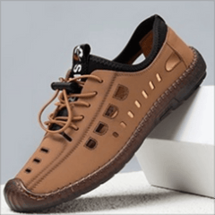 Men's Loafer Shoes No Tie Shoelaces Non-slip Slip On Sandals Spring Summer